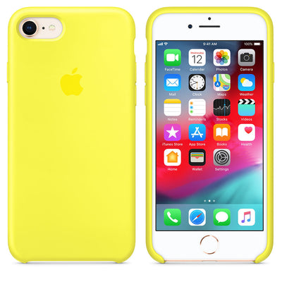 iPhone Silicone Case (Flash Yellow)