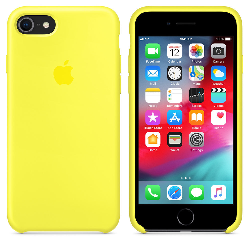 iPhone Silicone Case (Flash Yellow)