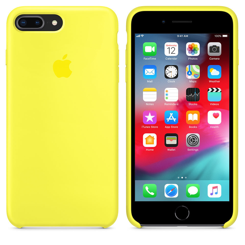 iPhone Silicone Case (Flash Yellow)