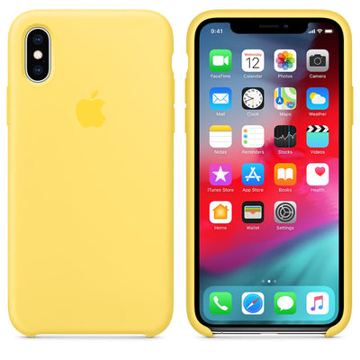 iPhone Silicone Case (Yellow)