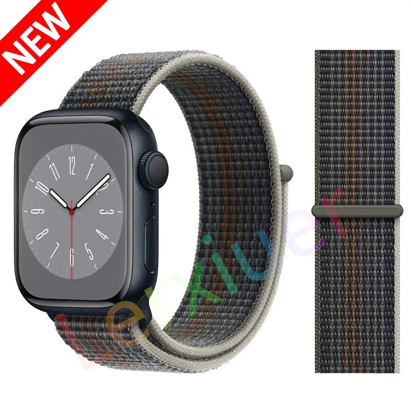 Slim leather strap for Apple Watch band