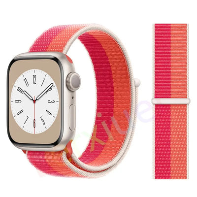 Slim leather strap for Apple Watch band
