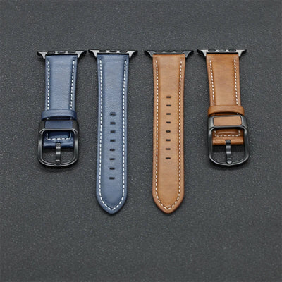 Leather strap For Apple watch band