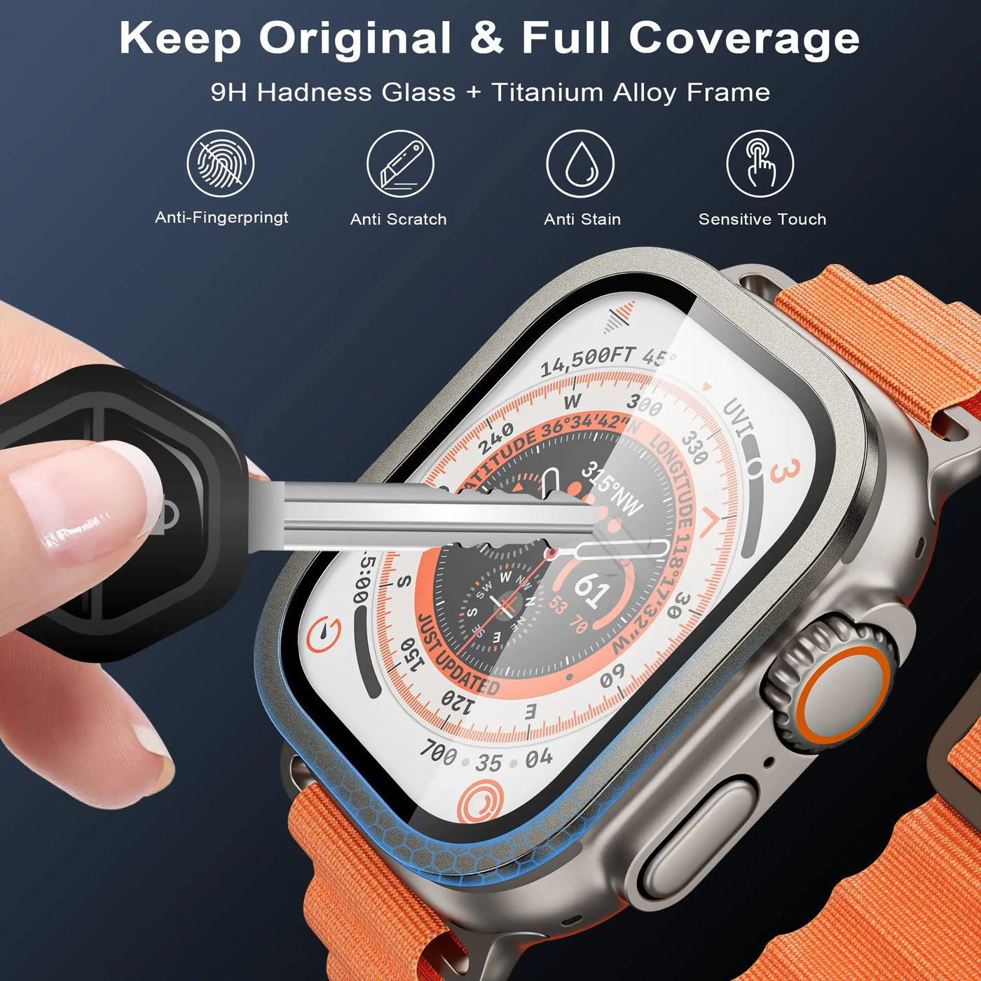 Tempered Glass For Apple Watch Ultra