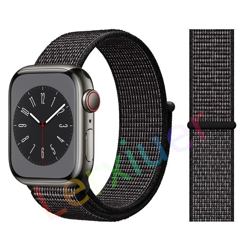 Slim leather strap for Apple Watch band