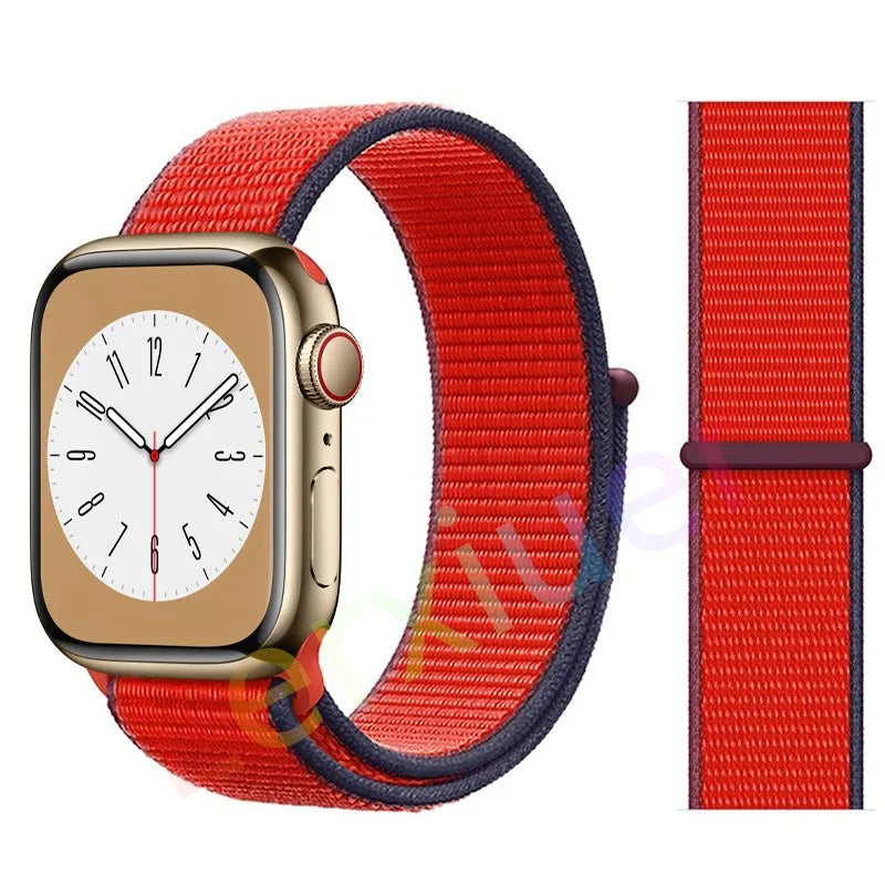Slim leather strap for Apple Watch band