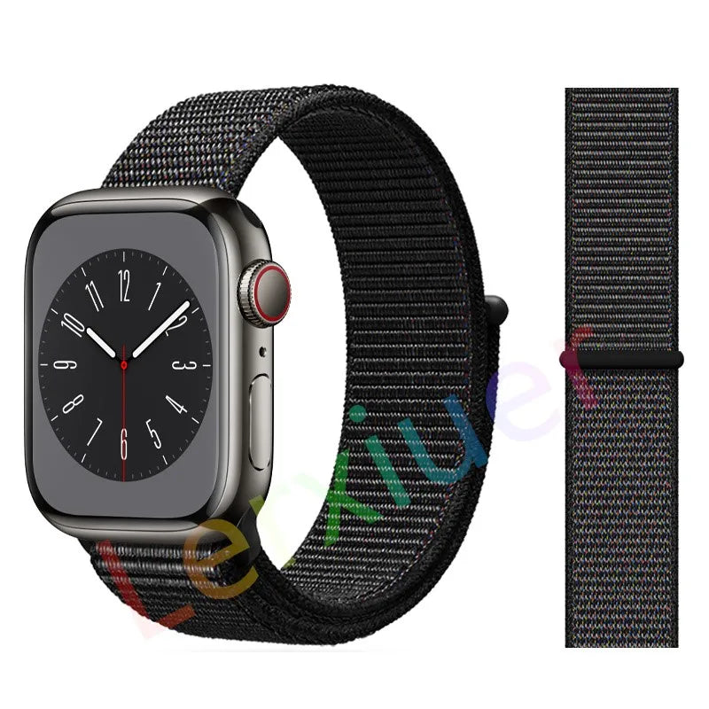 Slim leather strap for Apple Watch band