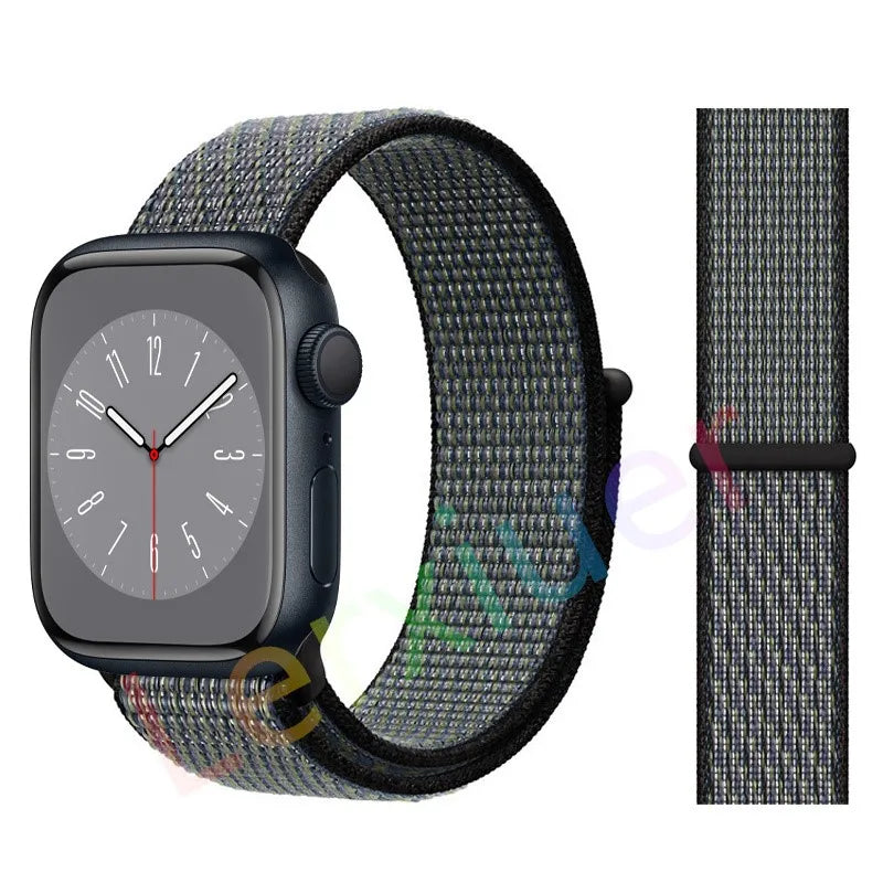 Slim leather strap for Apple Watch band