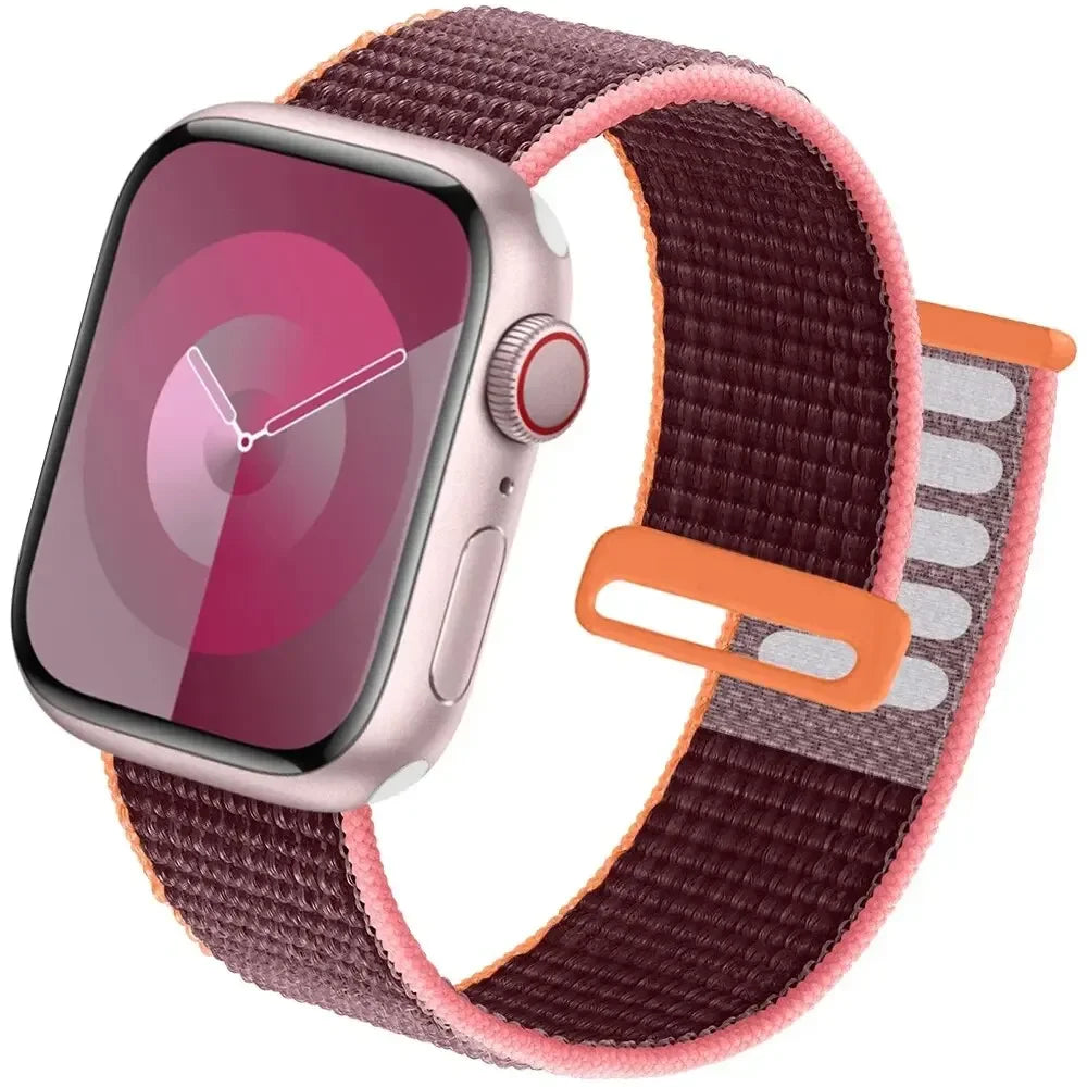 Nylon loop Strap For Apple Watch Bands