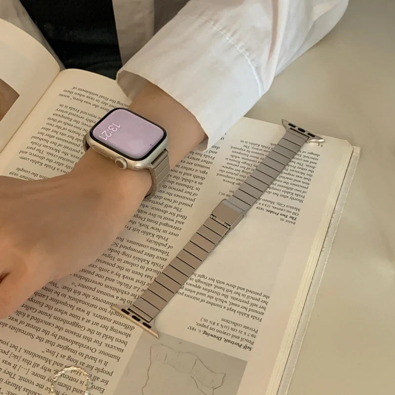 Luxury Metal Stainless Steel Strap For Apple Watch