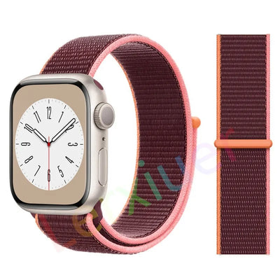 Slim leather strap for Apple Watch band