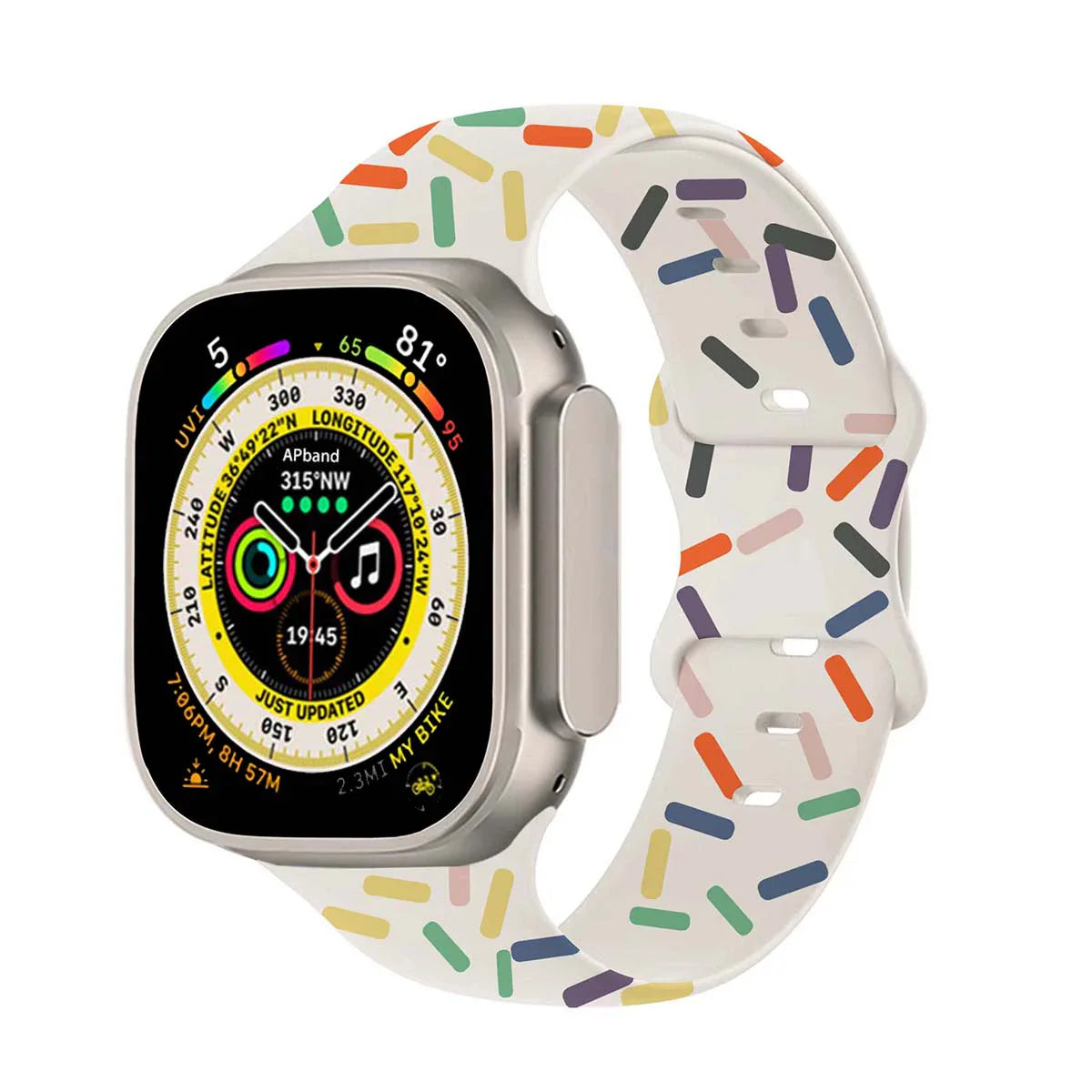 Silicone Strap For Apple Watch Band