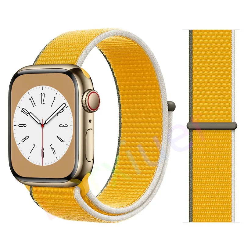 Slim leather strap for Apple Watch band