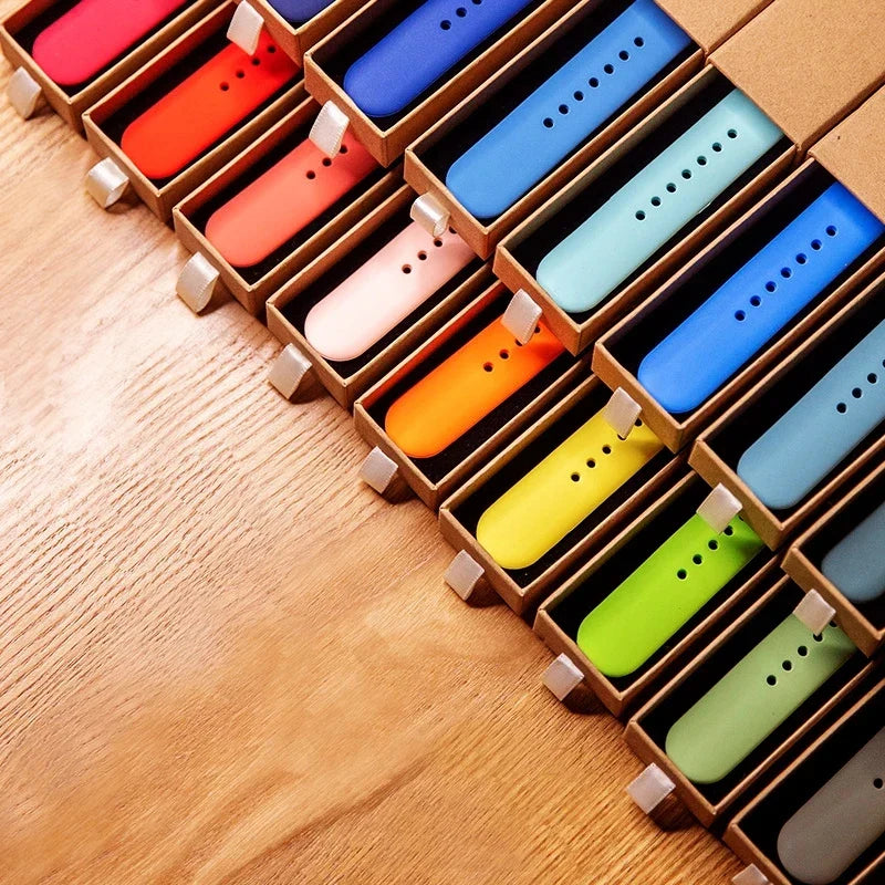 Silicone Strap For Apple Watch Band