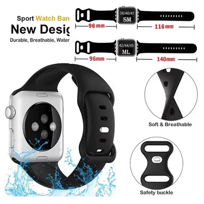 Silicone Band For Apple Watch strap