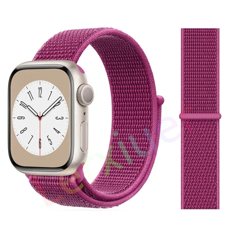 Slim leather strap for Apple Watch band