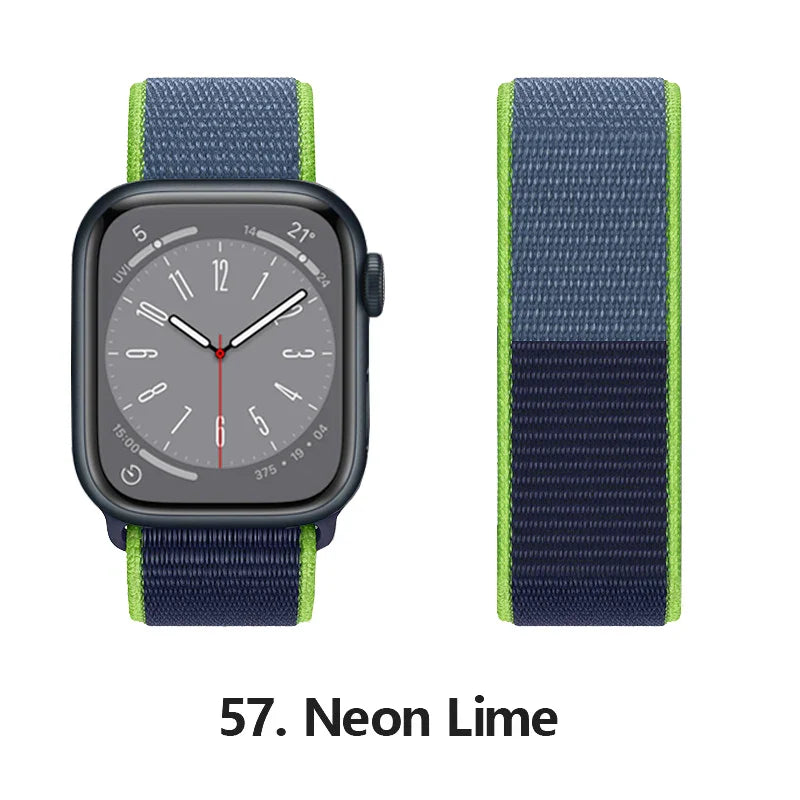 Nylon loop Correa For Apple Watch Band