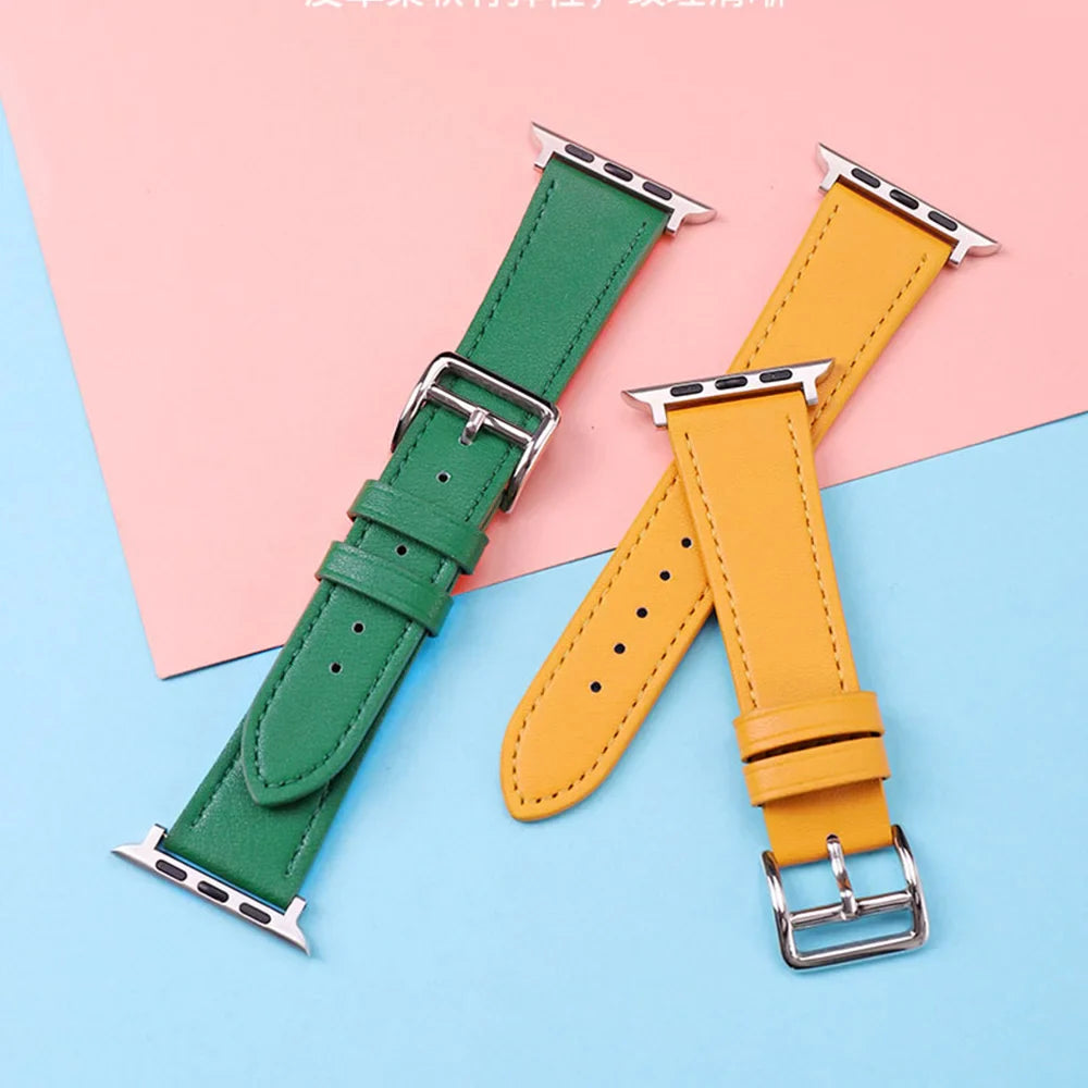 Leather Watch Straps for Apple Watch band