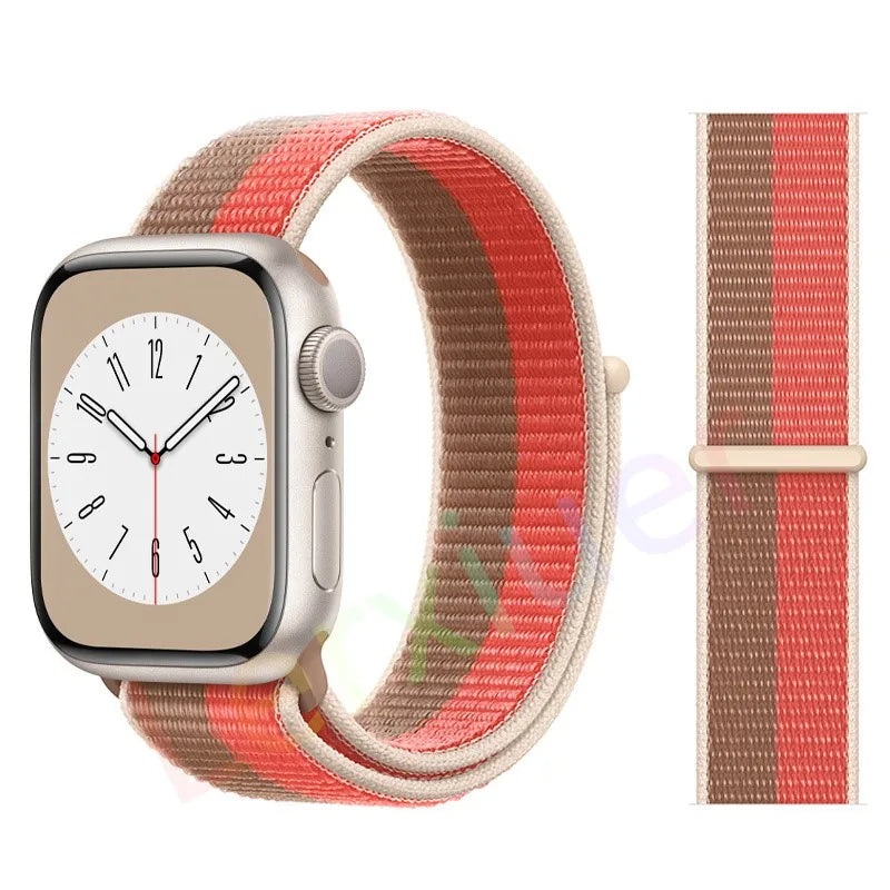 Slim leather strap for Apple Watch band