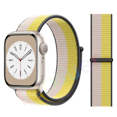 Slim leather strap for Apple Watch band