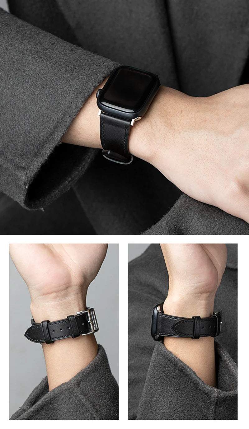 Leather Watch Straps for Apple Watch band