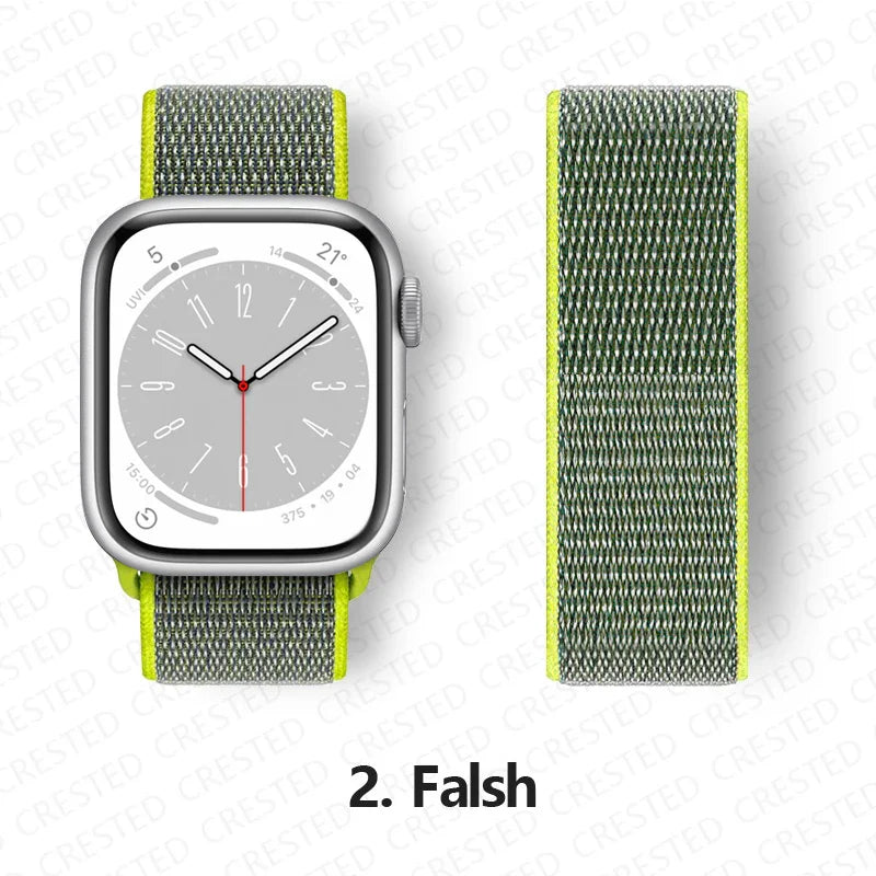Nylon loop Correa For Apple Watch Band