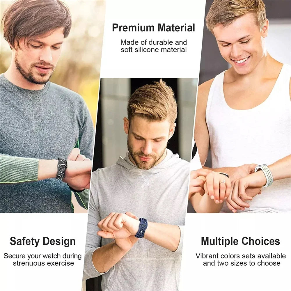 Original Silicone Strap For Apple Watch