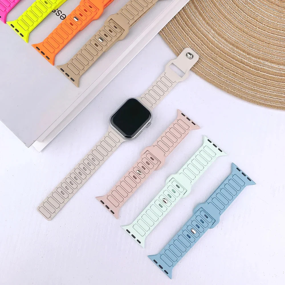 Silicone Strap for Apple Watch Band
