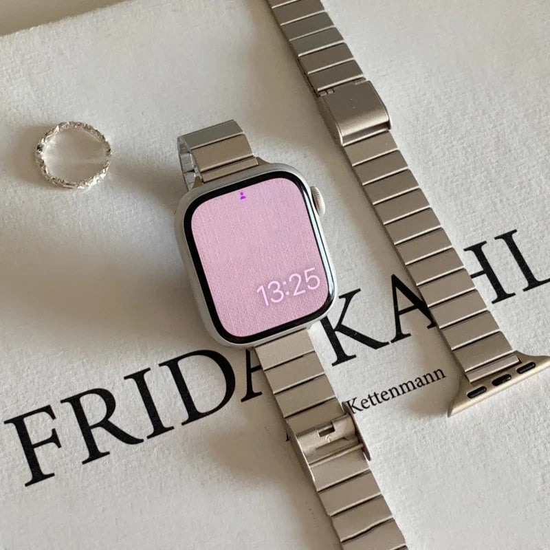 Luxury Metal Stainless Steel Strap For Apple Watch