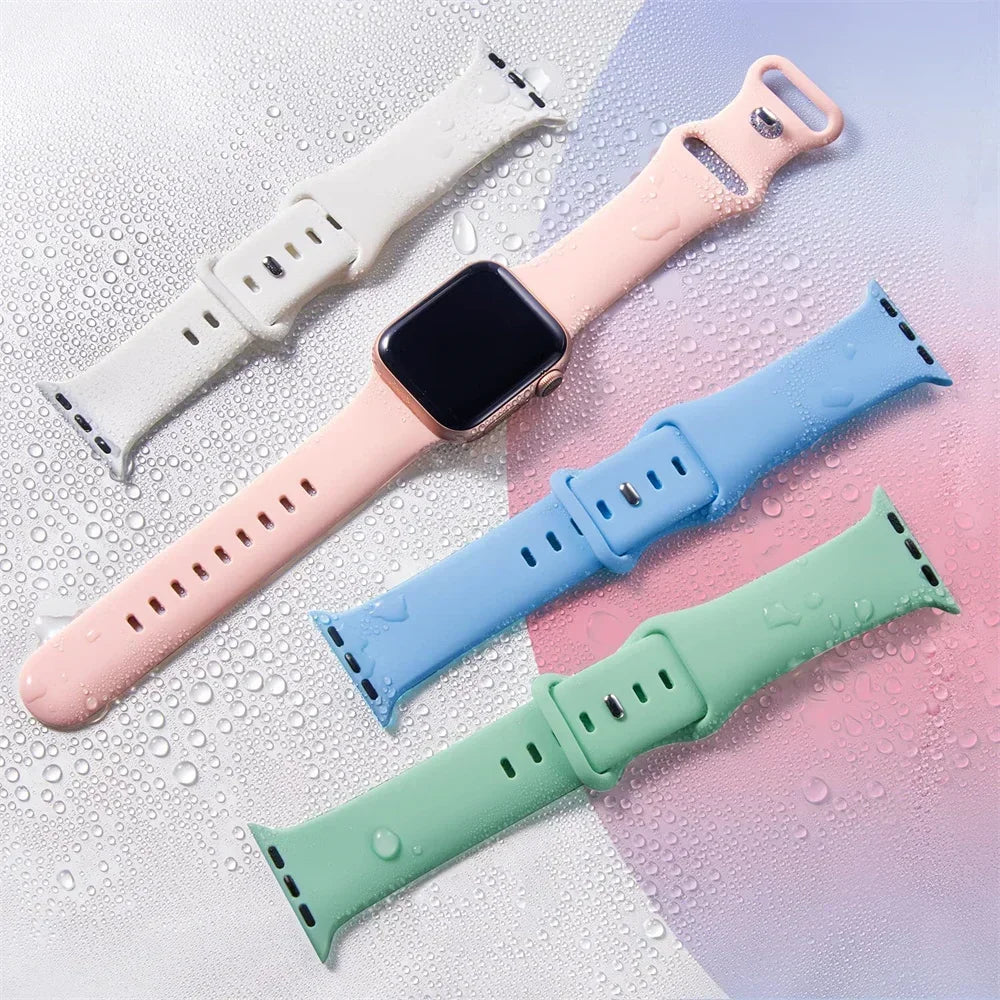 Silicone Band For Apple Watch strap