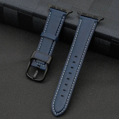 Leather strap For Apple watch band
