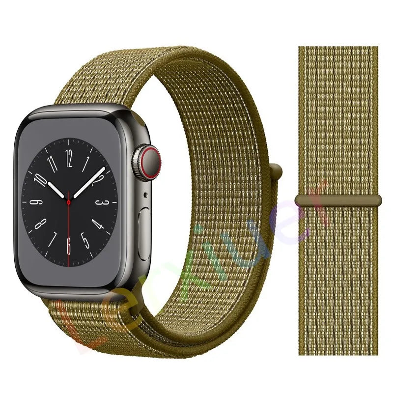 Slim leather strap for Apple Watch band
