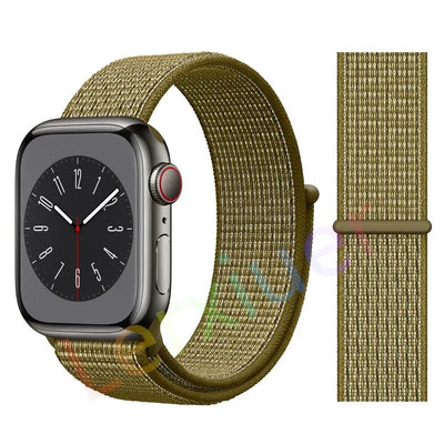 Slim leather strap for Apple Watch band