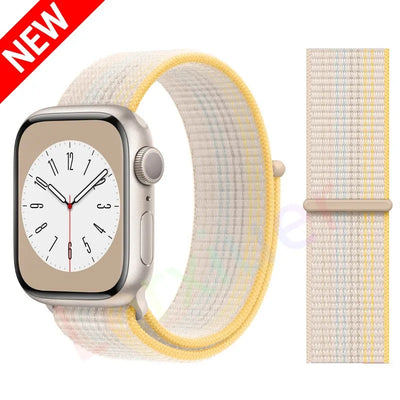 Slim leather strap for Apple Watch band