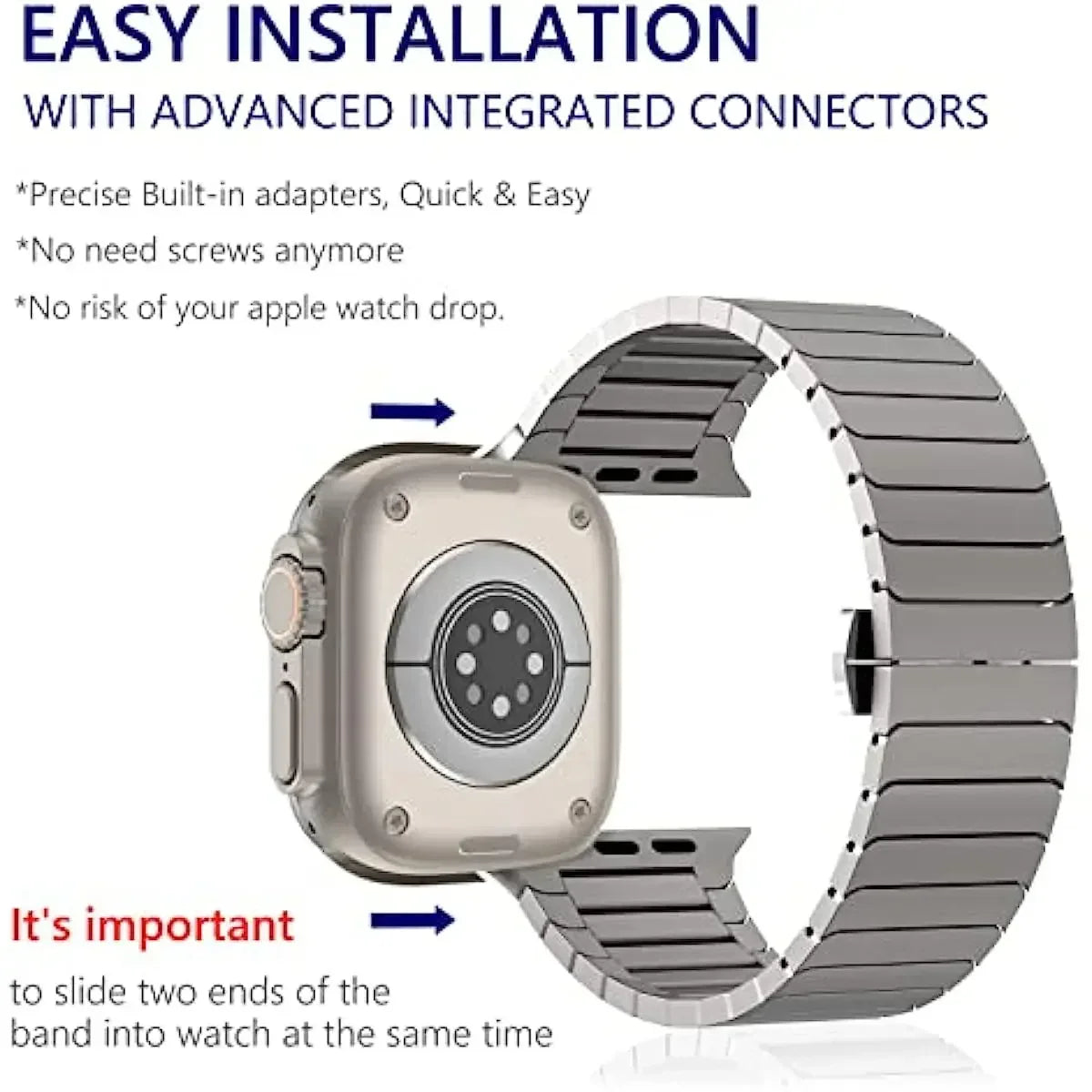 Stainless Steel Strap for Apple Watch