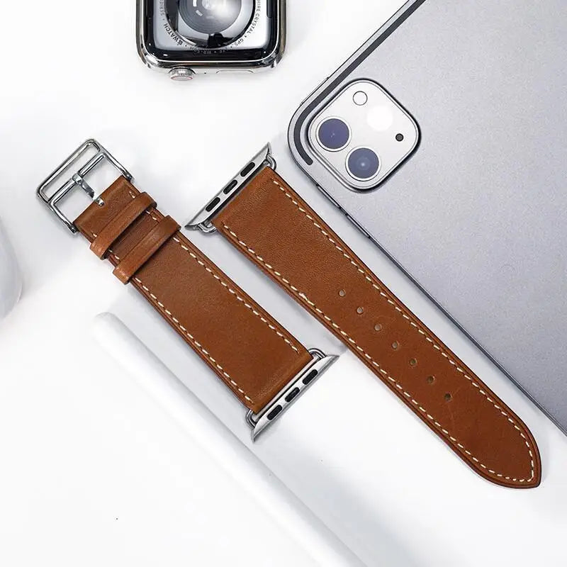 Leather Watch Straps for Apple Watch band