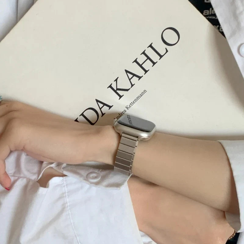 Luxury Metal Stainless Steel Strap For Apple Watch