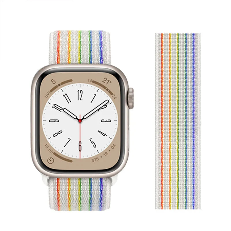 Nylon loop Correa For Apple Watch Band