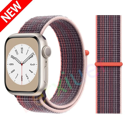 Slim leather strap for Apple Watch band