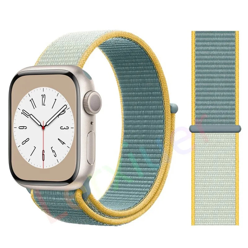 Slim leather strap for Apple Watch band