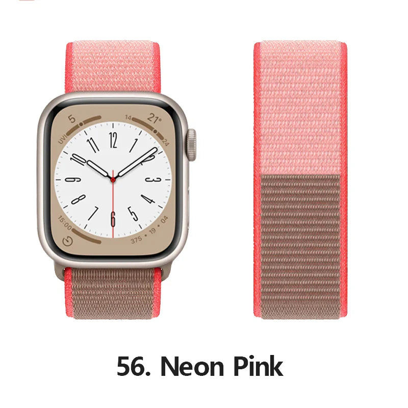 Nylon loop Correa For Apple Watch Band