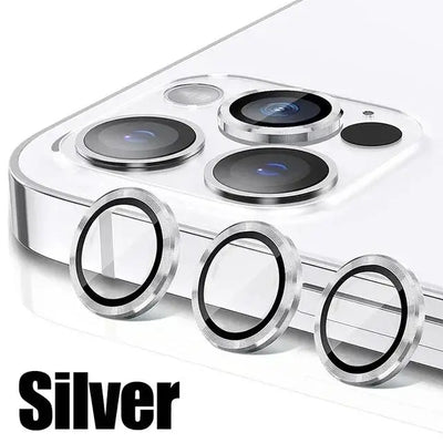 3pcs Glitter Camera Lens Protector Cover for Apple iPhone 16 15 14 Pro Max 16 Plus 13 mini Tempered Glass Protection Accessories