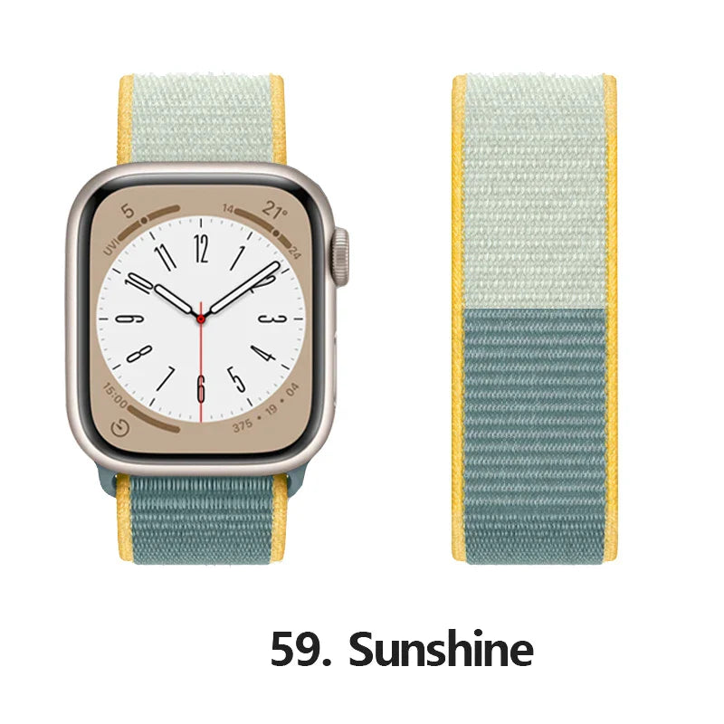 Nylon loop Correa For Apple Watch Band
