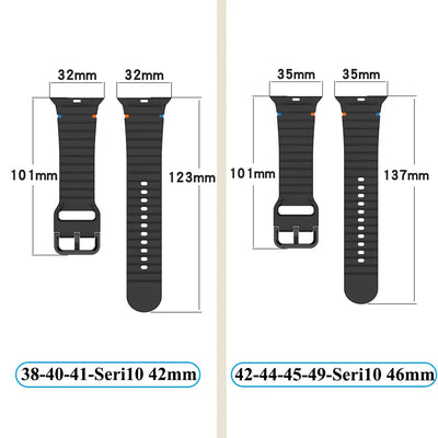 Silicone Strap for Apple watch straps