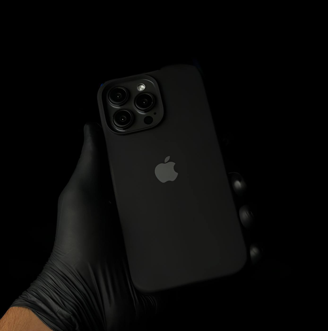 Jet Black Silicon Case