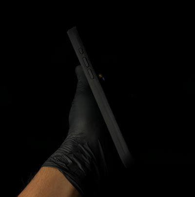 Jet Black Silicon Case