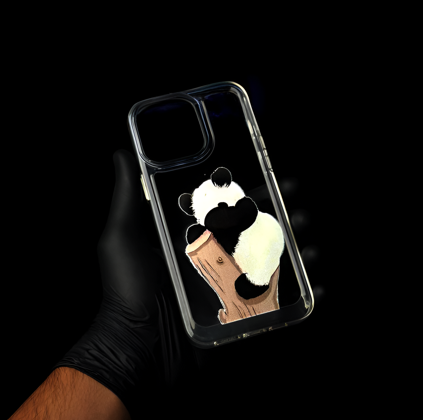 Sleeping Panda Clear Acrylic Case