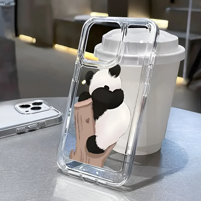 Sleeping Panda Clear Acrylic Case