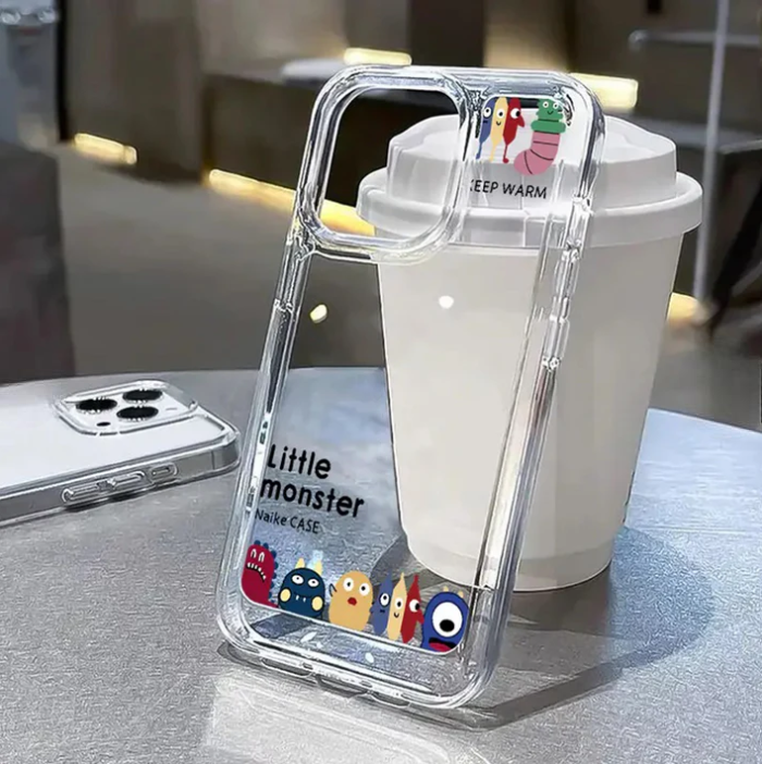 Anime Pattern Clear Acrylic Case
