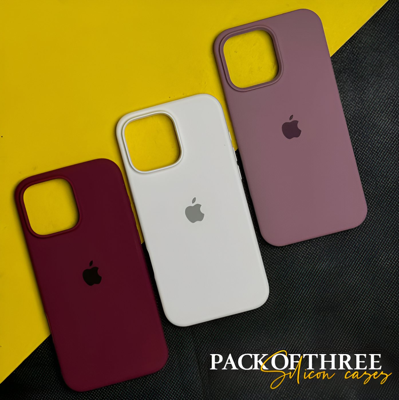 Pack of Three Silicon Cases
